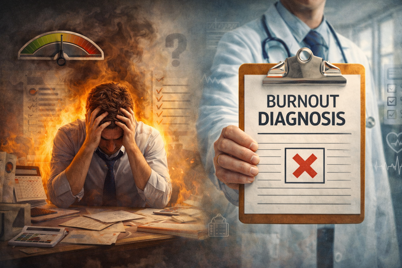 een burn out klacht is nog geen burn out diagnose
